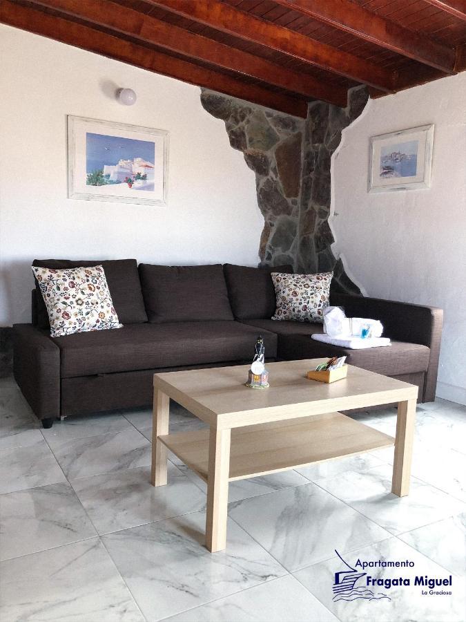 Apartamento Fragata - La Graciosa Caleta de Sebo Bagian luar foto